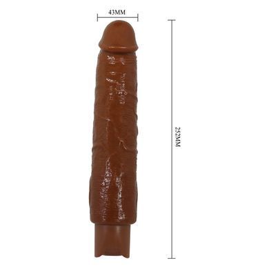 Перезаряжаемый вибратор реалистик Pretty Love - Soren Realistic Vibrating Dildo Brown, BW-500083-1