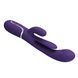 Вібратор із стимулятором клітора PRETTY LOVE - Shonia Dark Purple 3 in 1, BW-500041-2