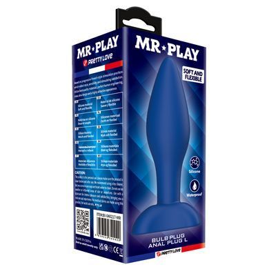 Анальна пробка MR.PLAY - Bulb Anal Plug L, BI-040217-MR