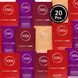 Набор из 20 шт ароматизированных универсальных гелей-лубрикантов EXS Flavoured Lube Sachets, 20х5 ml